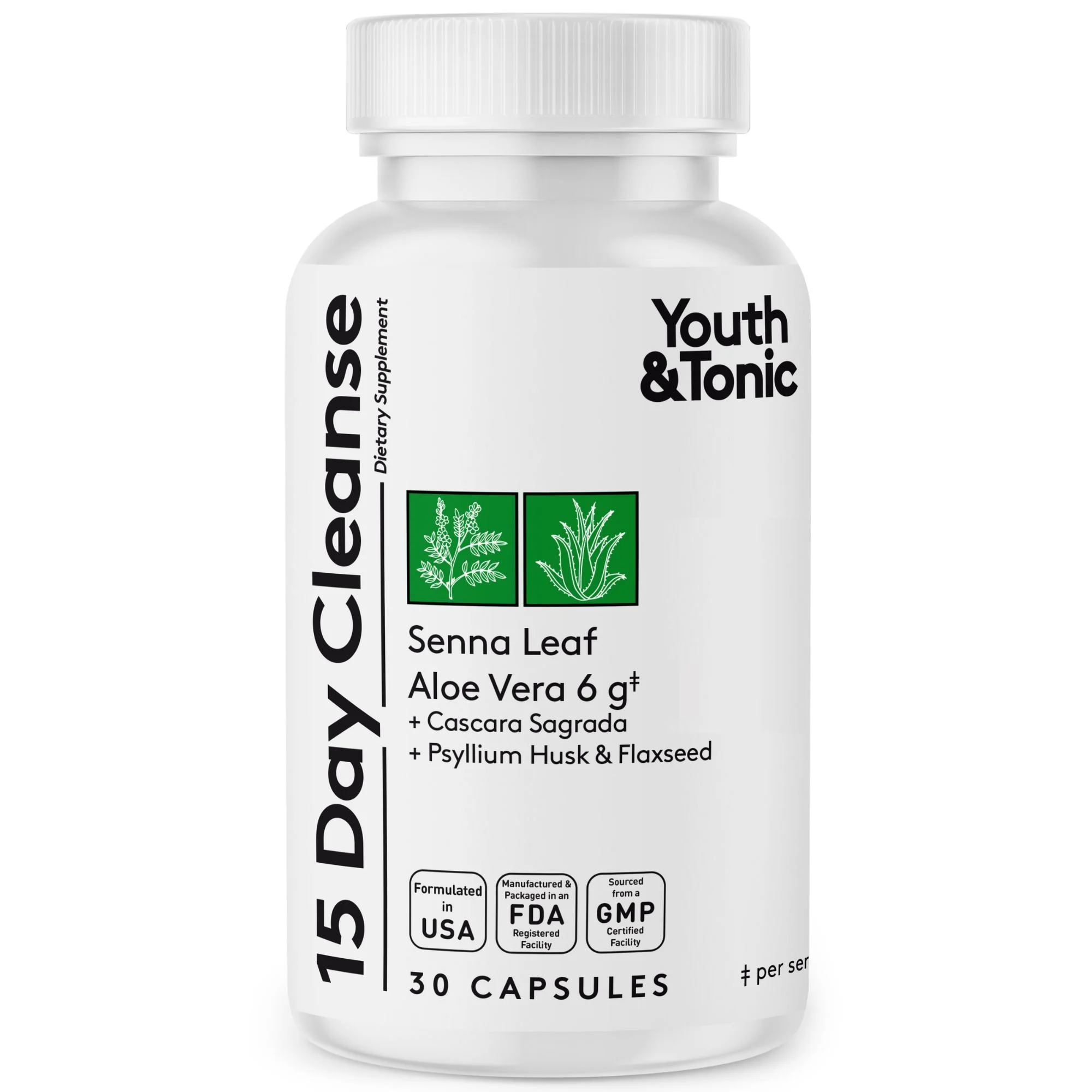 Gentle Colon Cleanse- With Psyllium & Aloe Verar