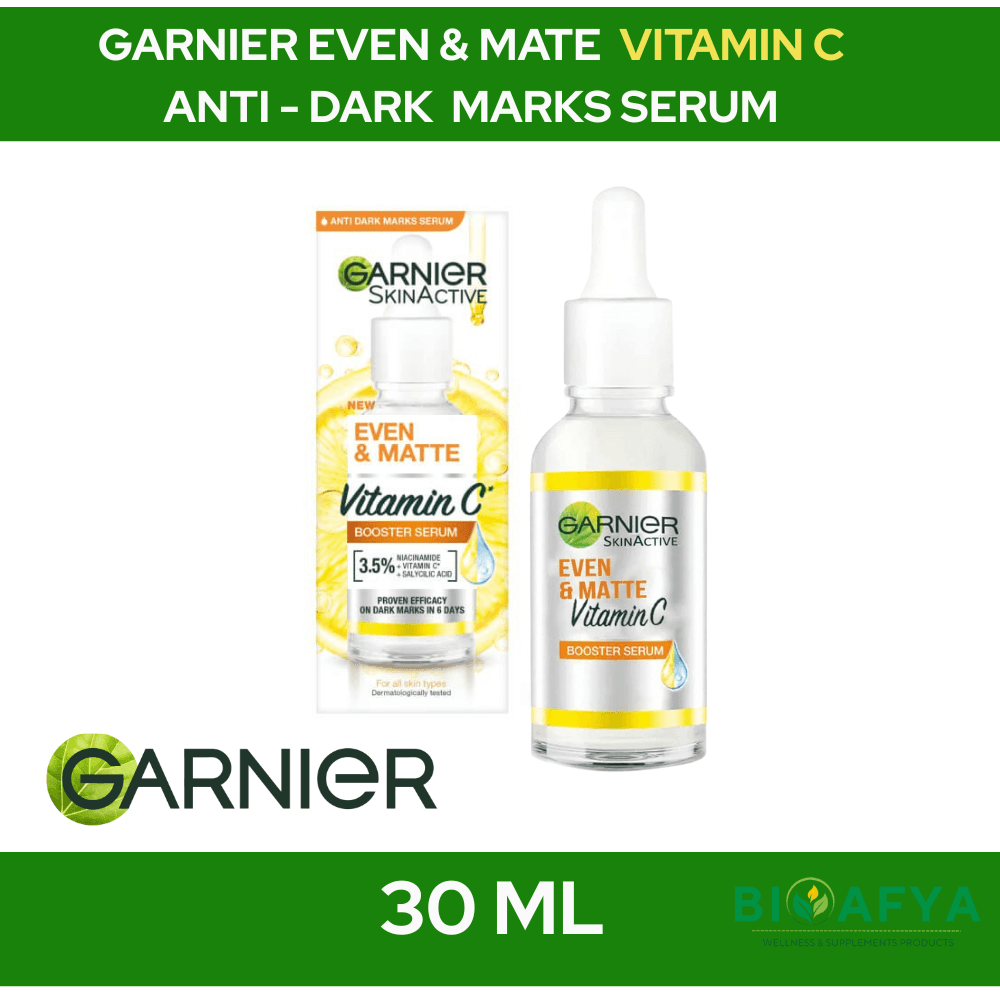 Garnier Anti Dark Marks Even & Matte Vitamin C Brightening Booster Face Serum 30ml -