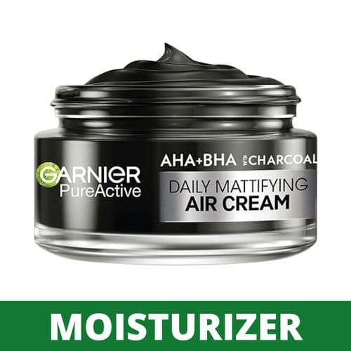 Garnier Pure Active Charcoal Daily Mattifying Air Cream 50ml. 3 In 1 Mosturiser thumbnail 1