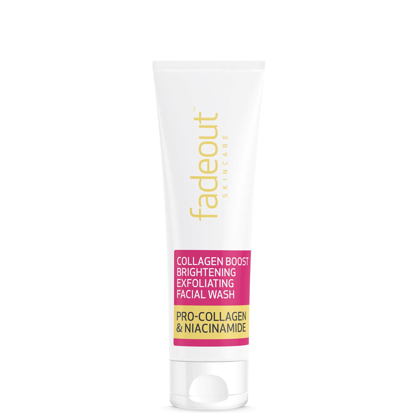 Fadeout Collagen Boost Brighten Exfoliating Face Wash 100ml