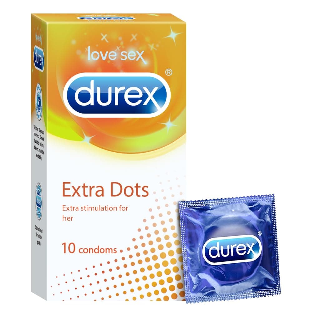Durex Condoms Extra Dotted Safe
