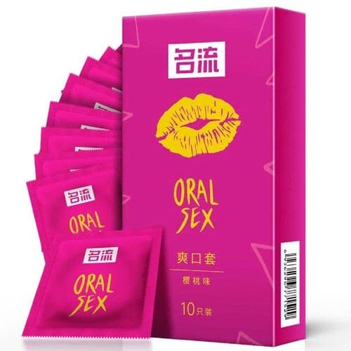 Natural Blowjob Condom 10 Count Premium Condoms For Oral Sex