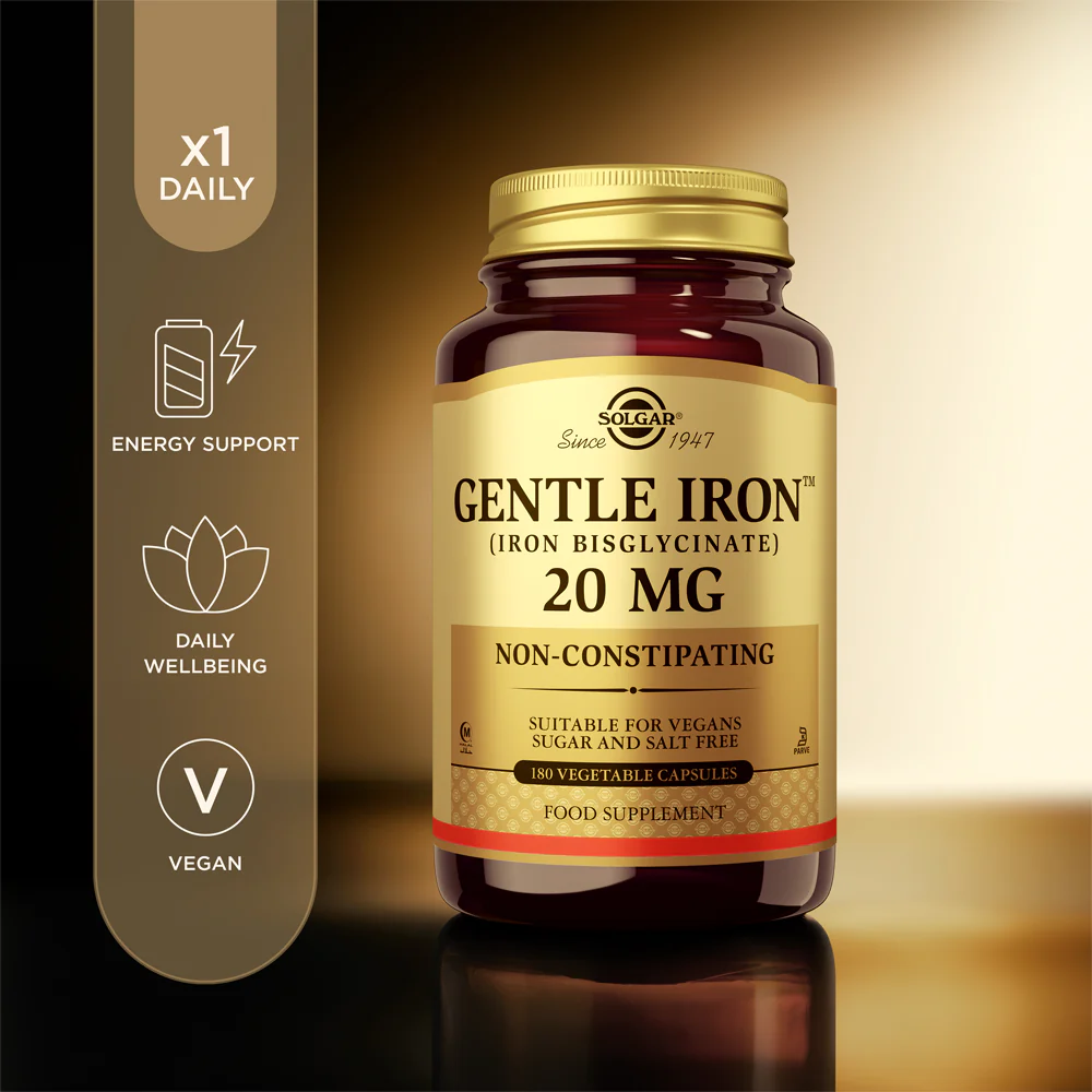 Solgar Gentle Iron Bisglycinate Capsules 90’s