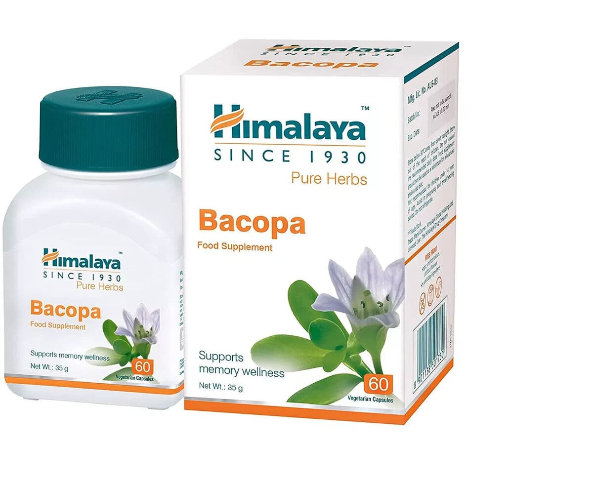Himalaya Brahmi – 60 Tablets (Memory, Focus & Stress Relief Supplements)